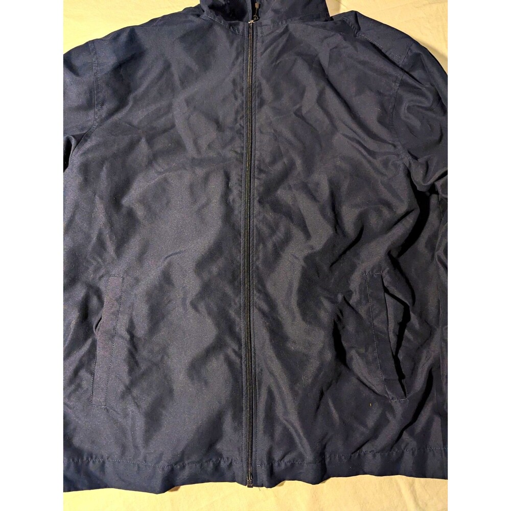 Men’s Greg Norman Navy Full Zip Jacket Pockets Size M